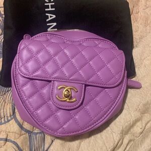 Chanel Lilac Quilted Mini Bag